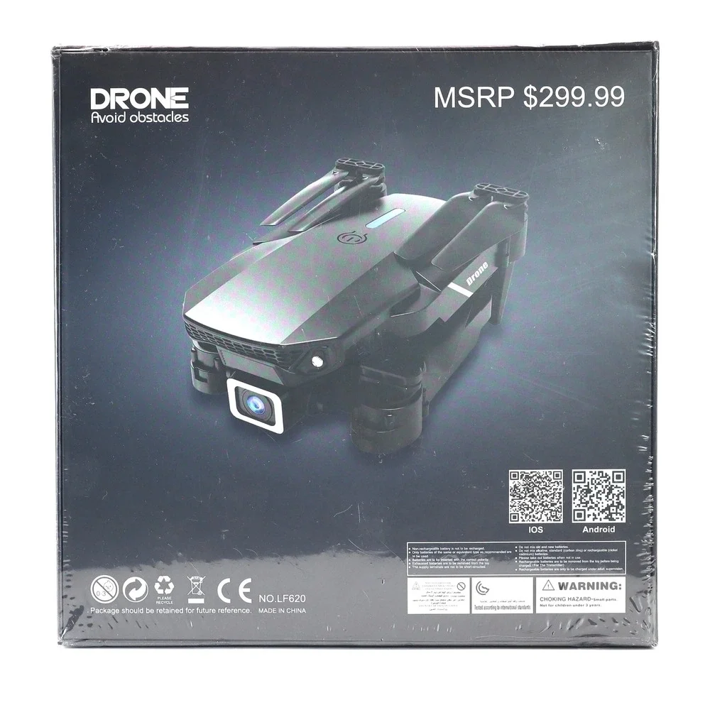 YOMI LF620 Drone Black Obstacle Avoidance Foldable Camera Outdoor Quadcopter NEW